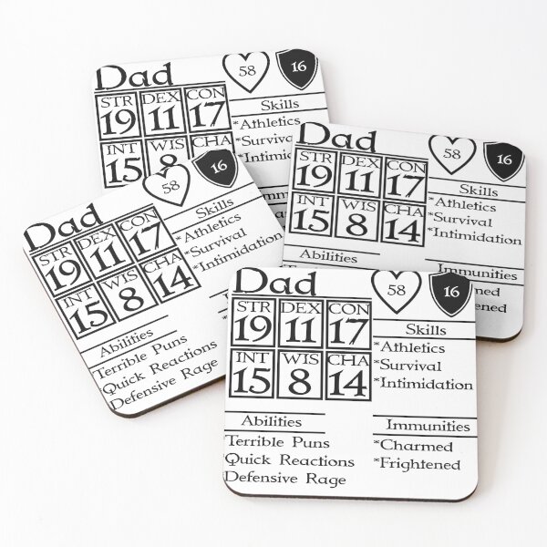 Item preview, DND Dad Statblock designed and sold by MuggzNMore.