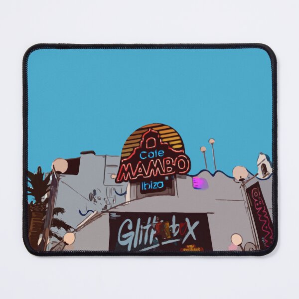 Item preview, Cafe Mambo Poster Blue  designed and sold by Simply The West Prints.