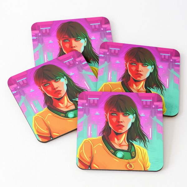 Item preview, Cyber Girl Beautiful Yellow Top designed and sold by Ink Art Design.