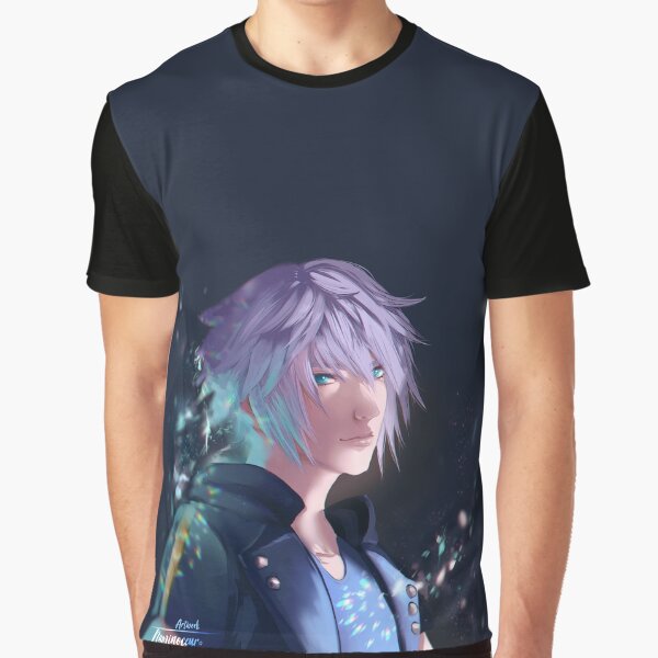 Vista previa del artículo con la obra «Kingdom Hearts 3: Riku», diseñado y vendido por Jessica Mejia.