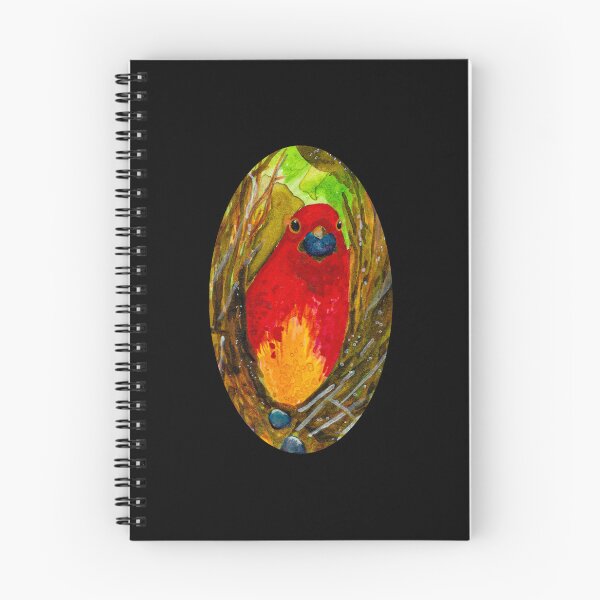 Item preview, Flame Bower Bird designed and sold by Ashleigh Matthis.