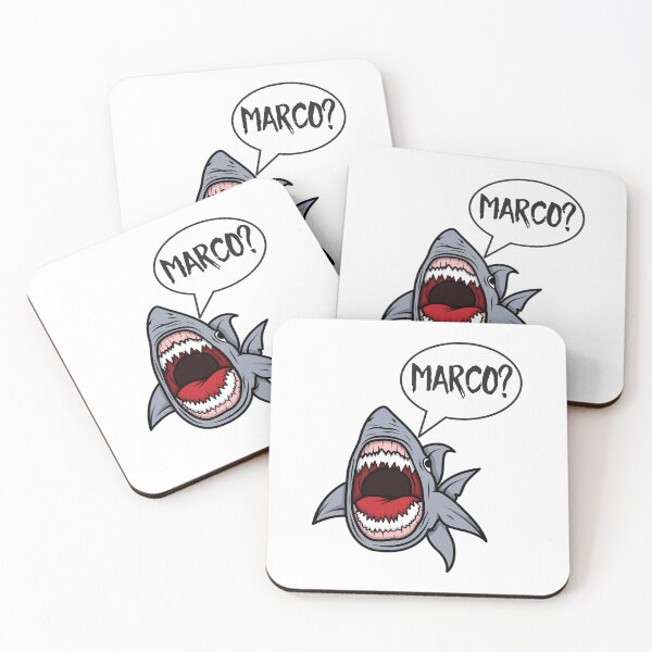 Item preview, Hungry Shark Playing Marco Polo   	 designed and sold by sntclrxe13.