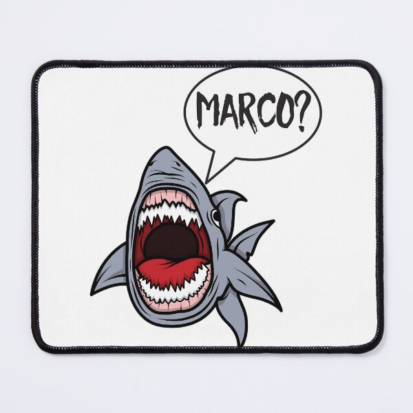 Item preview, Hungry Shark Playing Marco Polo   	 designed and sold by sntclrxe13.