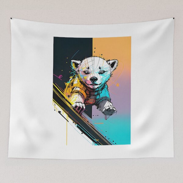 Item preview, Baby Polar Bear, Inkpunk designed and sold by CJMarchese.