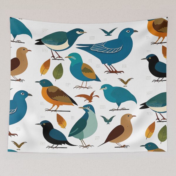 Item preview, Birds painting art  designed and sold by Goodyzaa.