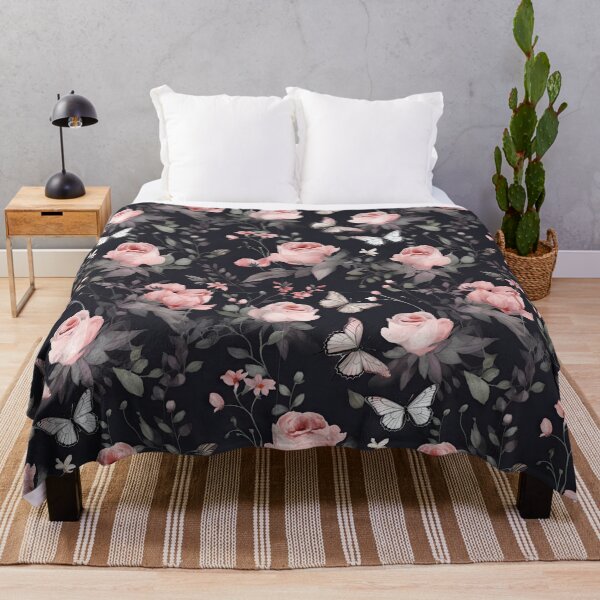 Item preview, Beautiful floral watercolor butterfly and roses pattern designed and sold by Mikkway.