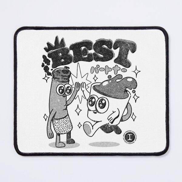 Item preview, Best Friends - Coffee and Cigarette designed and sold by Ilustrata®.