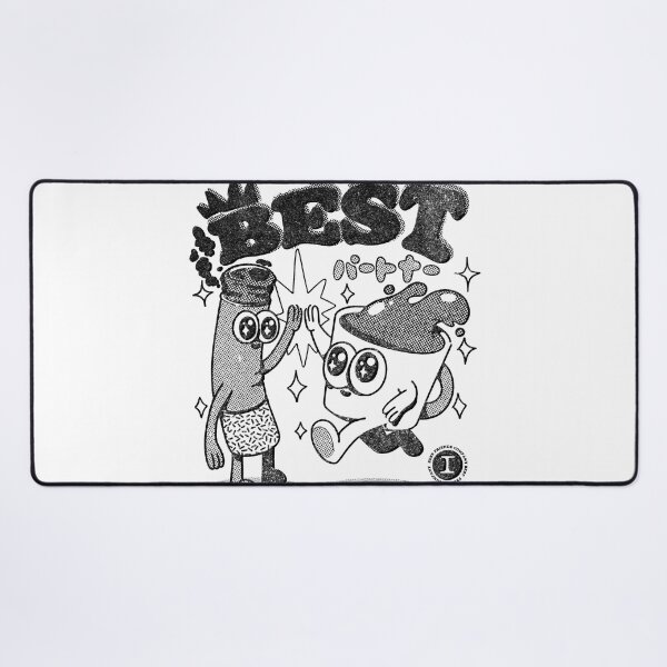 Item preview, Best Friends - Coffee and Cigarette designed and sold by Ilustrata®.