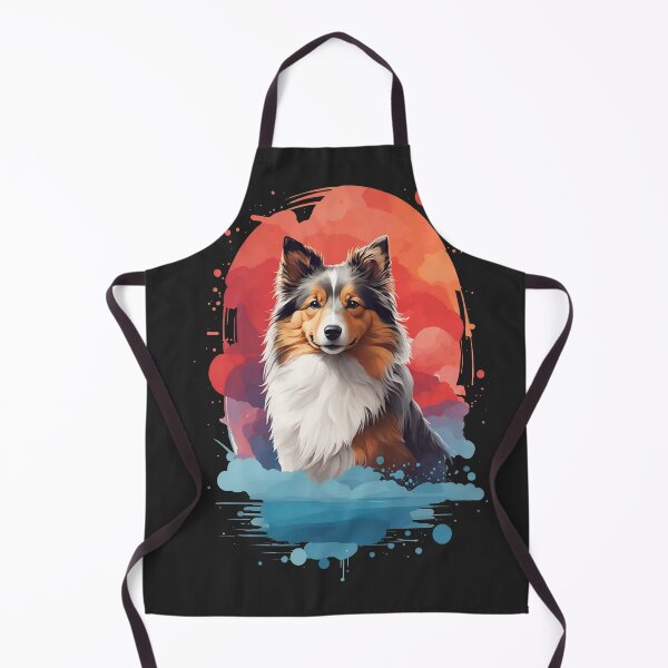 Item preview, Stellar Canine Adventure, space age Shetland sheepdog designed and sold by DBPauwels.