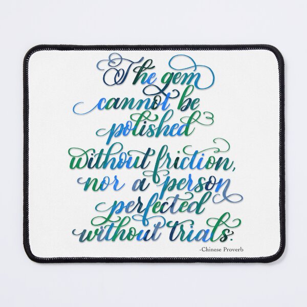 Item preview, The Gem Cannot be Polished - blue designed and sold by CharleneDesigns.