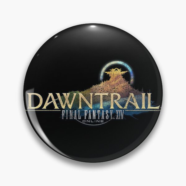 Item preview, FFXIV Dawntrail Distressed Logo designed and sold by StebopDesigns.