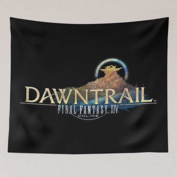Item preview, FFXIV Dawntrail Distressed Logo designed and sold by StebopDesigns.