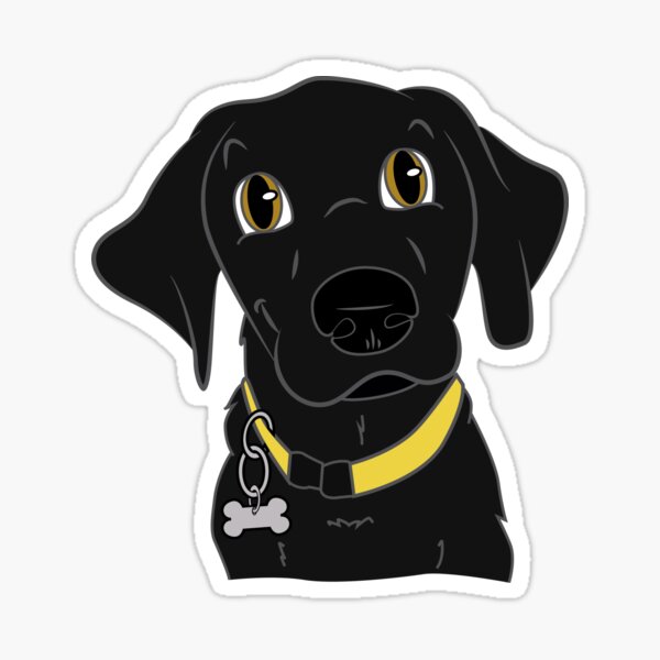 Black Lab Sticker