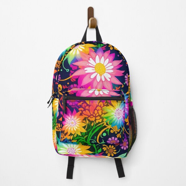 Item preview, Colorful happy flowers secret garden designed and sold by EightMustangs.
