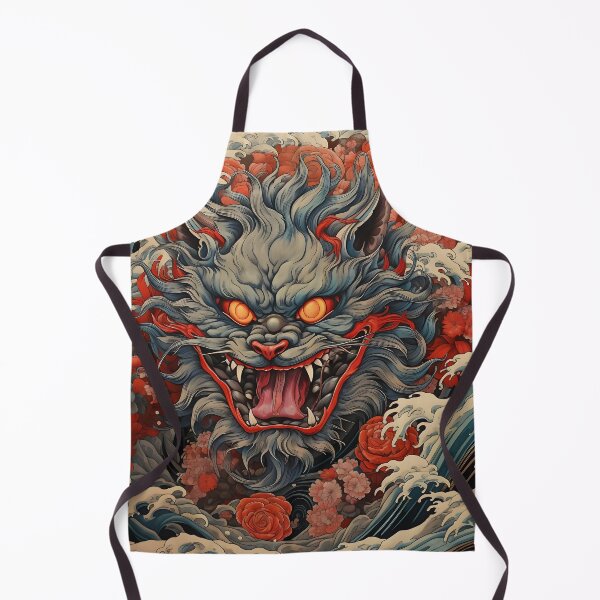 Item preview, Grey/Red Cat Yokai designed and sold by dcrc.