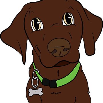 Artwork thumbnail, Chocolate Lab by MADDesigns12