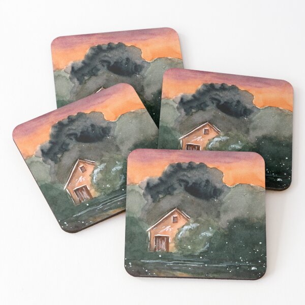 Item preview, Final Sunset - Watercolor Painting designed and sold by Pattokarts.