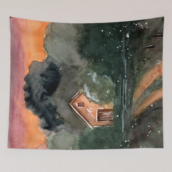 Item preview, Final Sunset - Watercolor Painting designed and sold by Pattokarts.