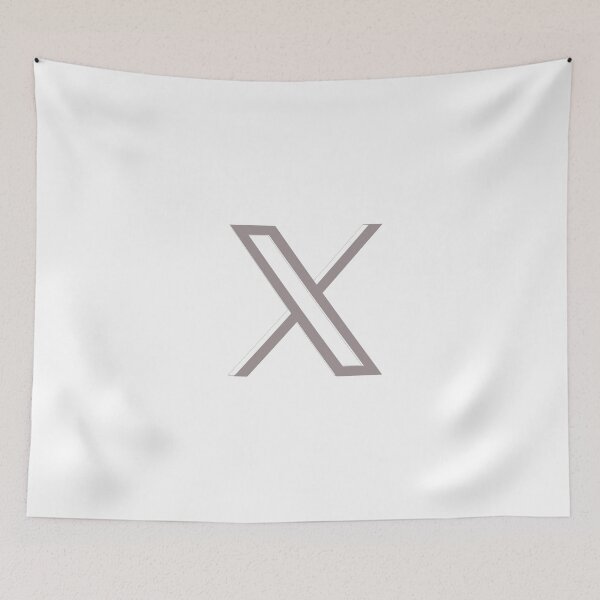 Item preview, x.com gray new logo, (old twitter) designed and sold by LEOEXPRESS.