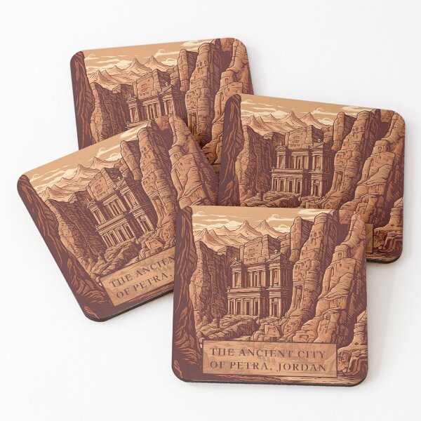 Item preview, The Ancient City of Petra, Jordan illustration designed and sold by KristinaNEL.