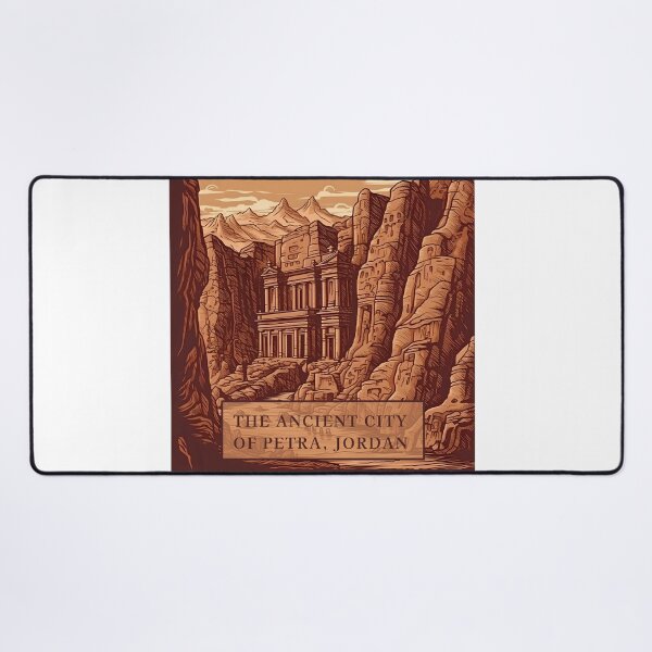 Item preview, The Ancient City of Petra, Jordan illustration designed and sold by KristinaNEL.