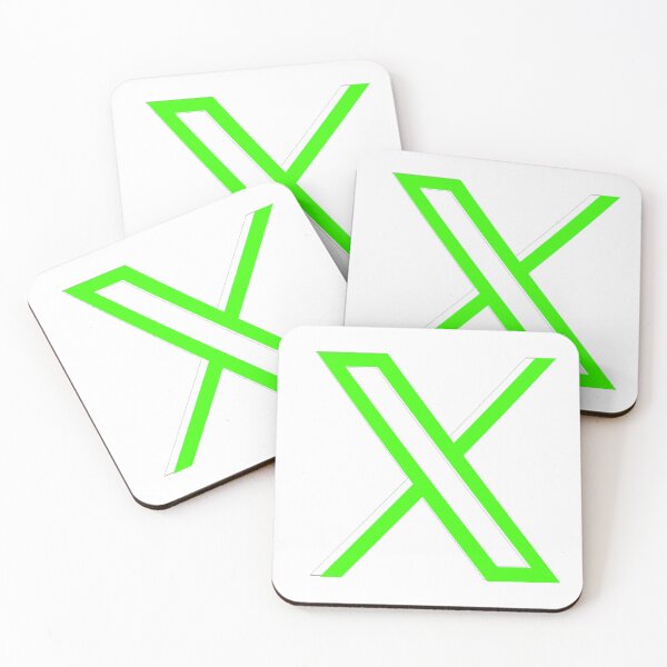 Item preview, x.com green new logo, (old twitter) designed and sold by LEOEXPRESS.