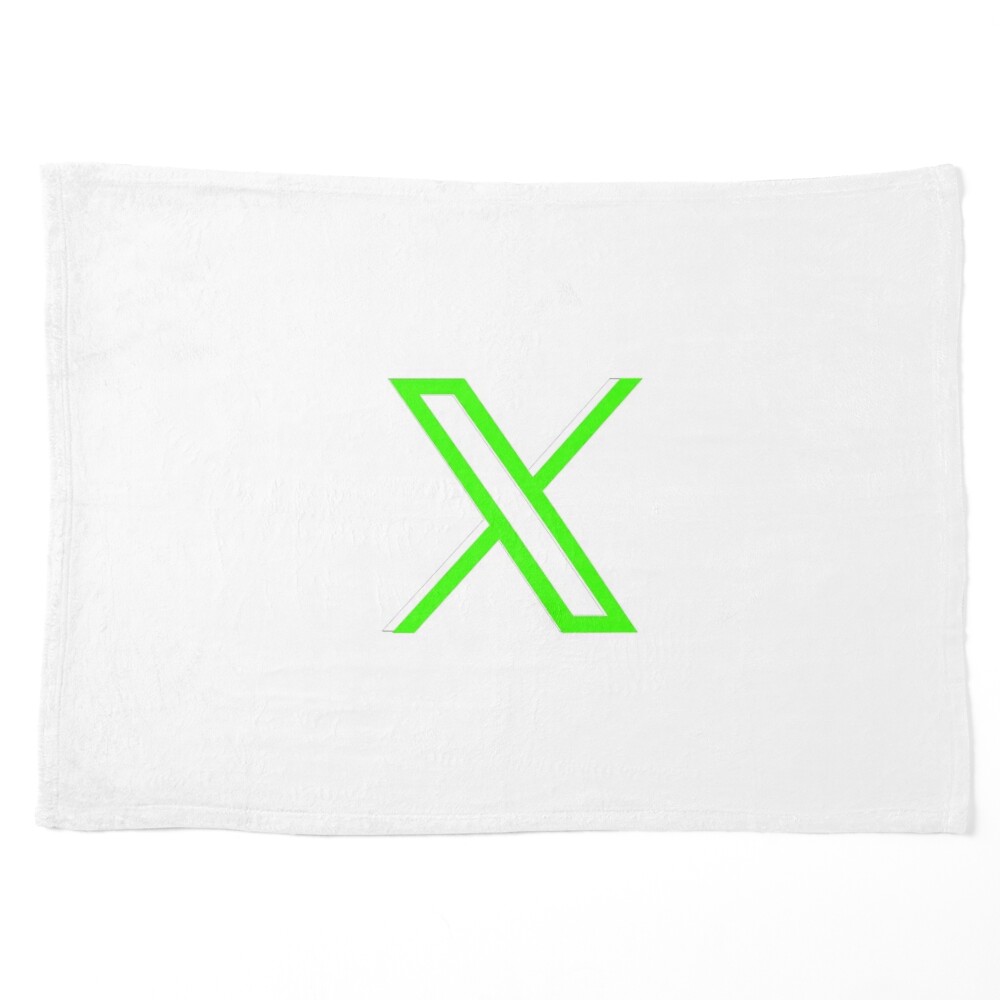 x.com white new logo, (old twitter) Sticker for Sale by