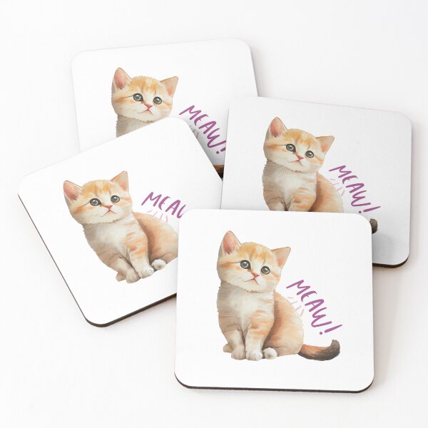 Item preview, Chat kitten pet meow stickers art designers,t shirts,digital art,graphic tees,t shirt roblox, t shirt printing,white t shirt designed and sold by Redkaone.