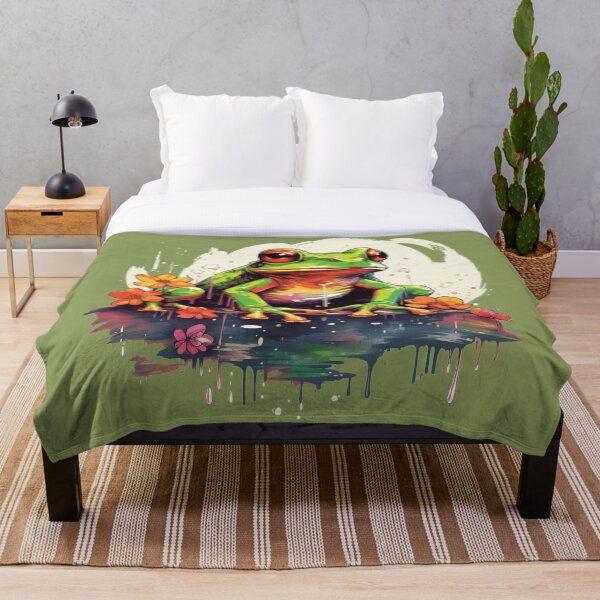 Artikelvorschau, Bezaubernder Froggy, majestätischer Frosch entworfen und verkauft von PrintDesignLab.
