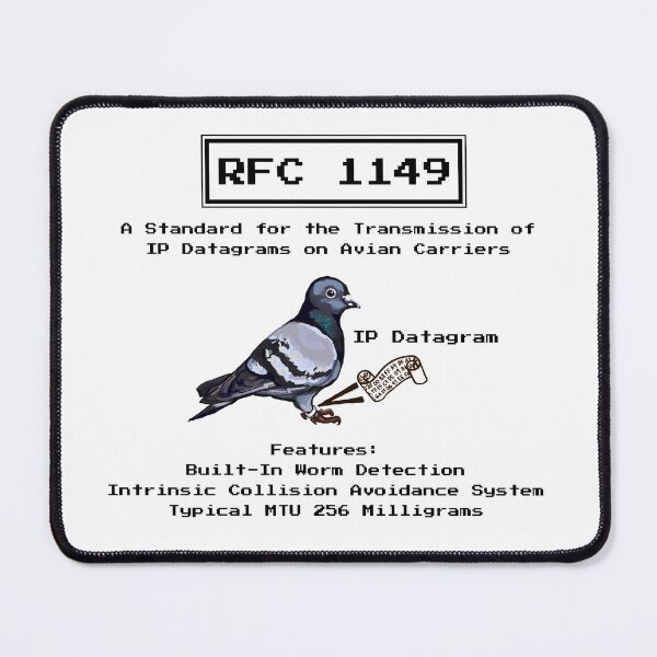 Item preview, RFC 1149 designed and sold by redbubbel.
