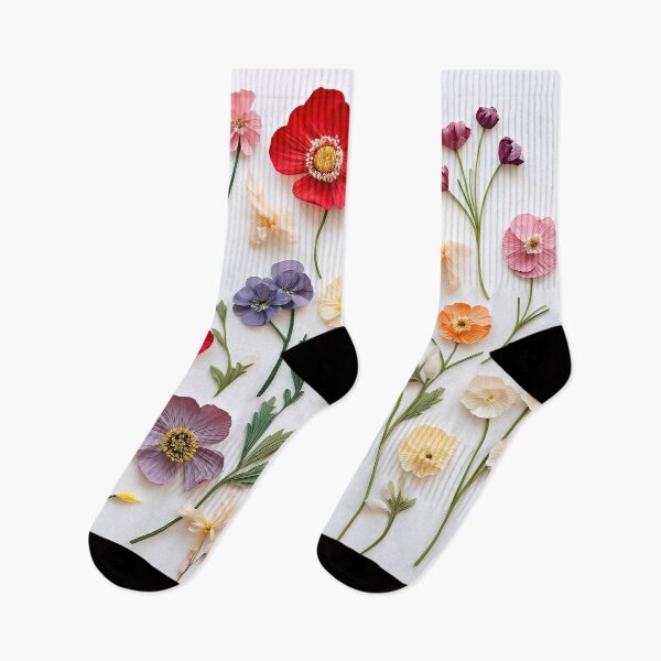 Item preview, Simple pressed flowers floral design designed and sold by Inktown.