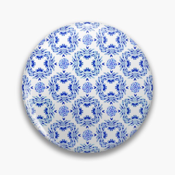 Item preview, Abstract Blue print in white background designed and sold by InkyPinky85.
