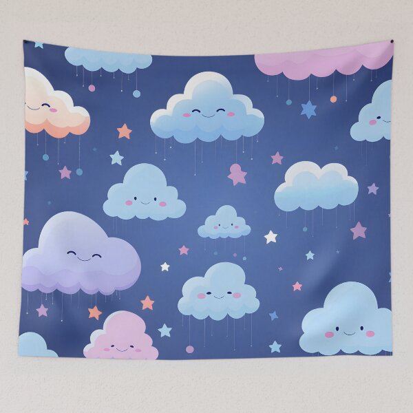 Item preview, Colorful clouds designed and sold by grebie.