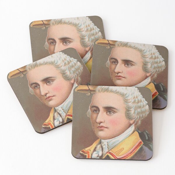 Item preview, Vintage John Hancock Illustrative Portrait (1888) designed and sold by BravuraMedia.