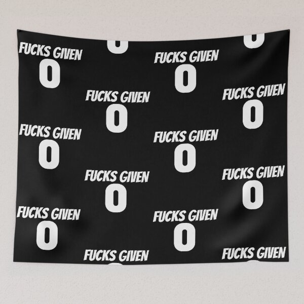 Item preview, Fucks Given Zero  designed and sold by ttuniques.