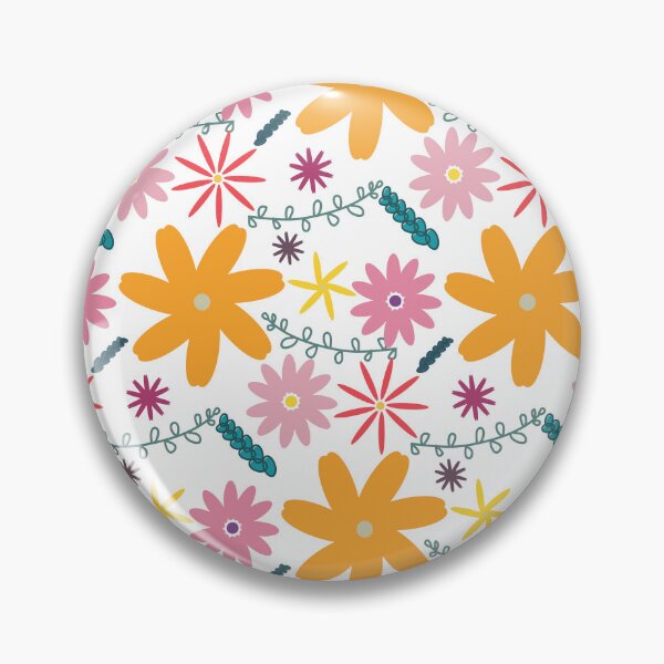 Item preview, Yellow and pink tiny flowers pattern designed and sold by Chirayu1111.