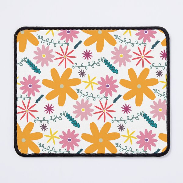 Item preview, Yellow and pink tiny flowers pattern designed and sold by Chirayu1111.