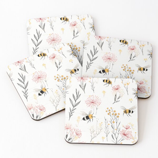 Item preview, Bee Pattern designed and sold by tropicaltee.
