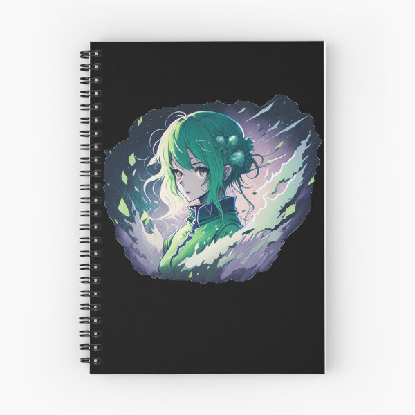Item preview, green hair anime girl designed and sold by GlunmanStore.