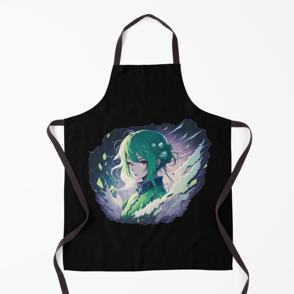 Item preview, green hair anime girl designed and sold by GlunmanStore.