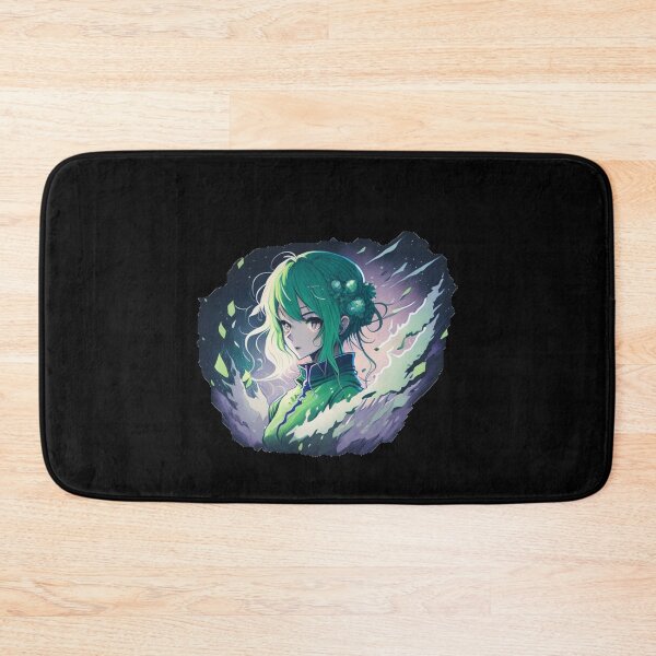 Item preview, green hair anime girl designed and sold by GlunmanStore.