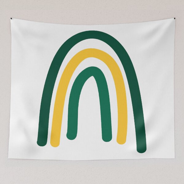 Item preview, Green and Yellow Boho “Rainbow” designed and sold by Allie Rockhill.