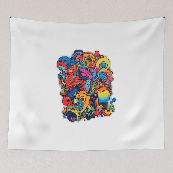 Item preview, Colourful abstraction design designed and sold by SmileshareShop.