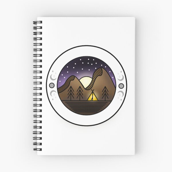 Item preview, Moonlight Campground - Circle designed and sold by xalygatorx.