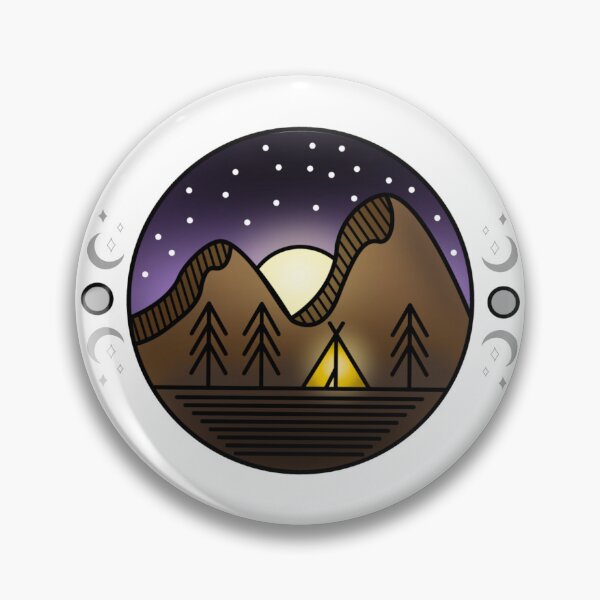Item preview, Moonlight Campground - Circle designed and sold by xalygatorx.