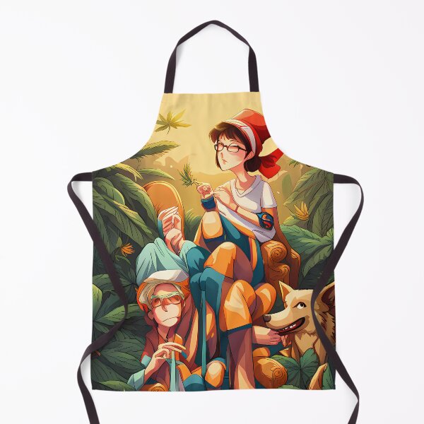 Item preview, Melting Anime Girl in Pot Field and Pups! Full Size designed and sold by wojysmokes.