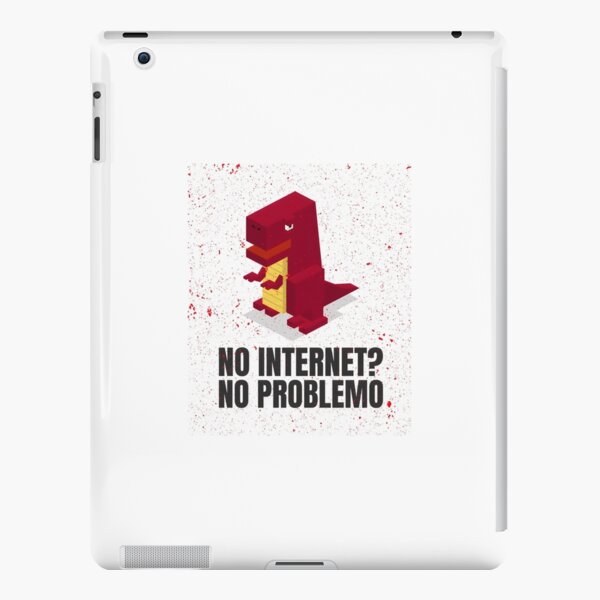 No Internet Dinosaur Game Over Meme | iPad Case & Skin
