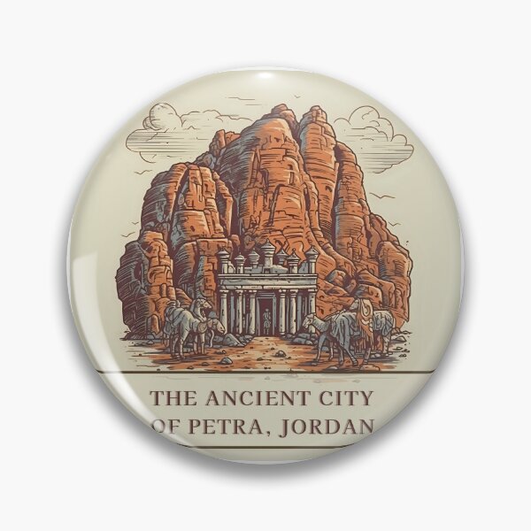Item preview, The Ancient City of Petra. Archaeological illustration designed and sold by KristinaNEL.