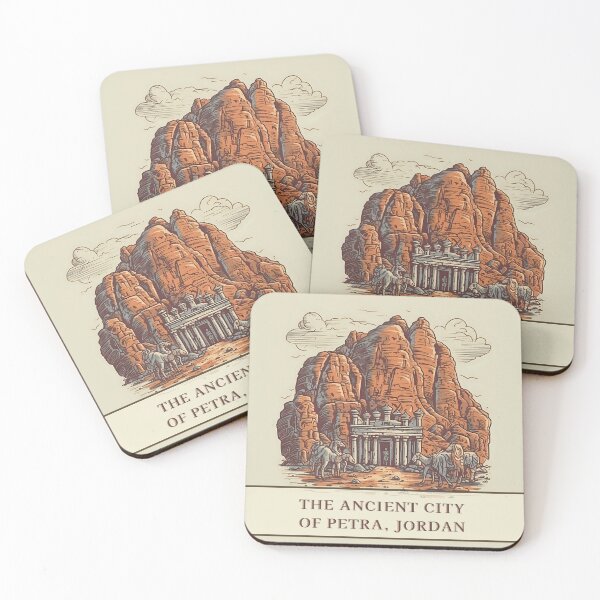 Item preview, The Ancient City of Petra. Archaeological illustration designed and sold by KristinaNEL.
