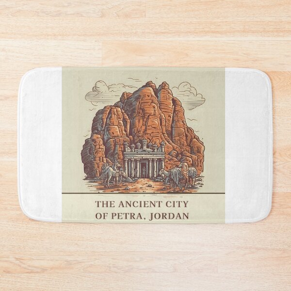 Item preview, The Ancient City of Petra. Archaeological illustration designed and sold by KristinaNEL.